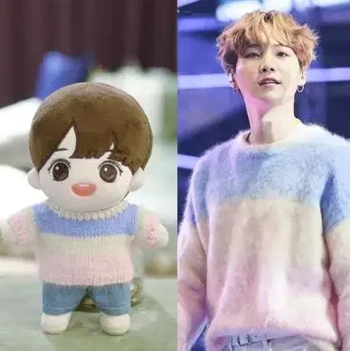 BTS bts SUGA Yoon Angora Sweater Knit 15CM20CMDoll clothes