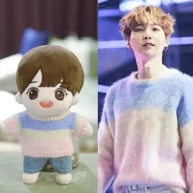 BTS 방탄소년단 SUGA 윤기 앙고라 스웨터니트 15CM20CM인형옷