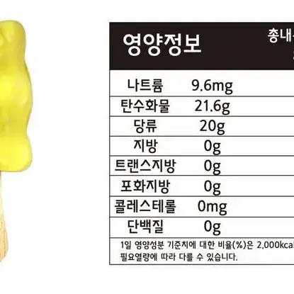 3+3 하리보 막대 아이스크림 곰젤리 딸기 레몬