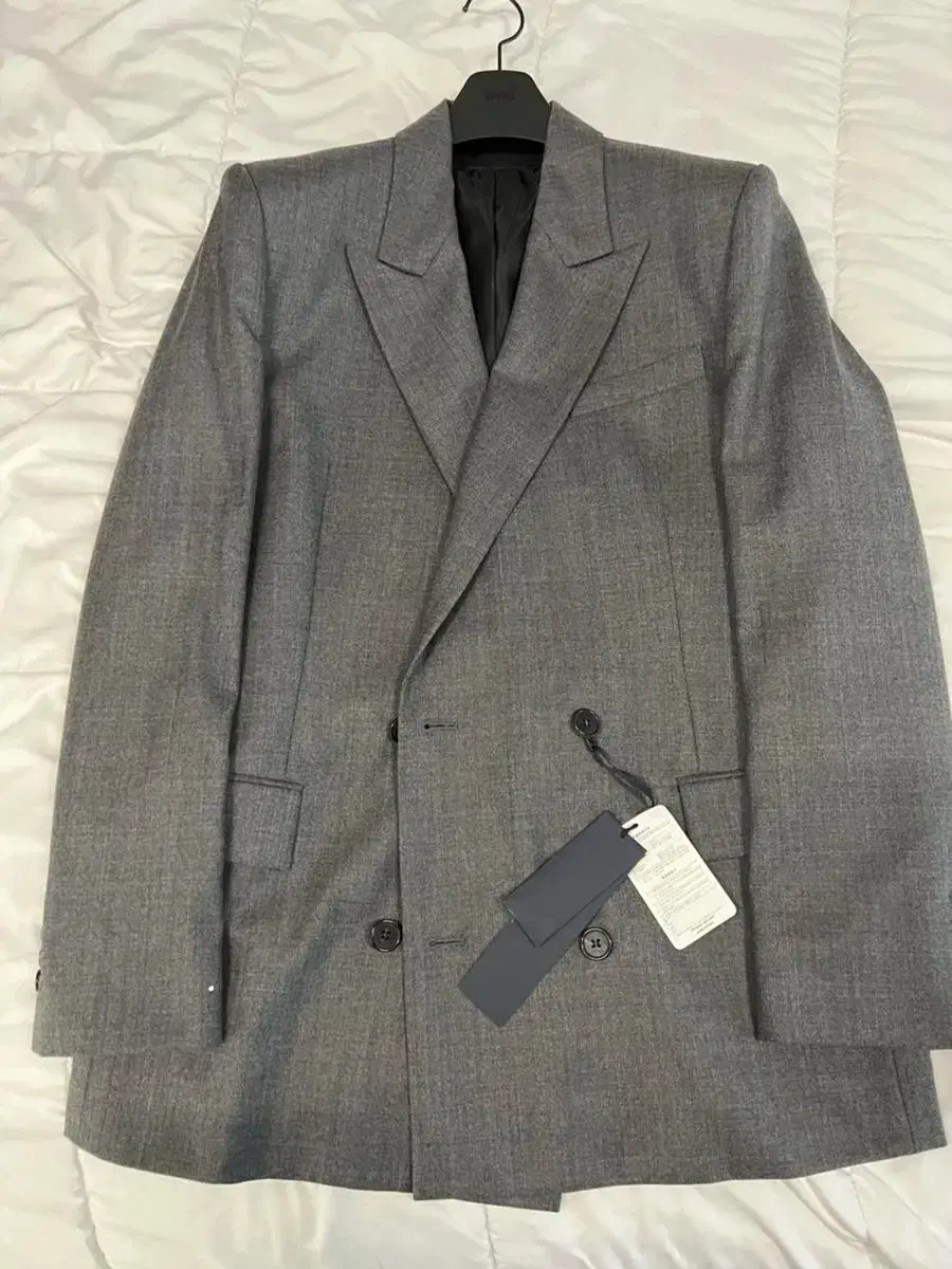 Junge gray-colored semi over jacket