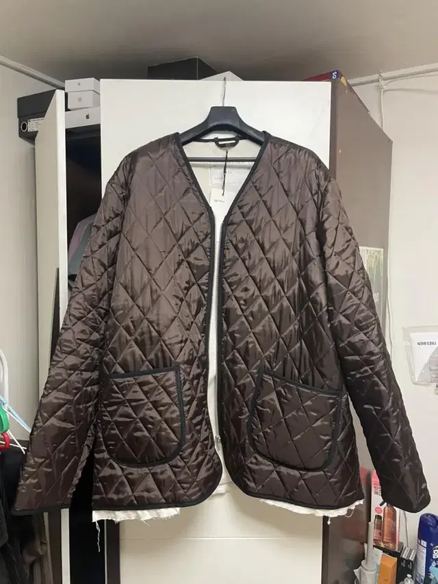 카미엘포트젠스 hand quilted jacket(브라운)