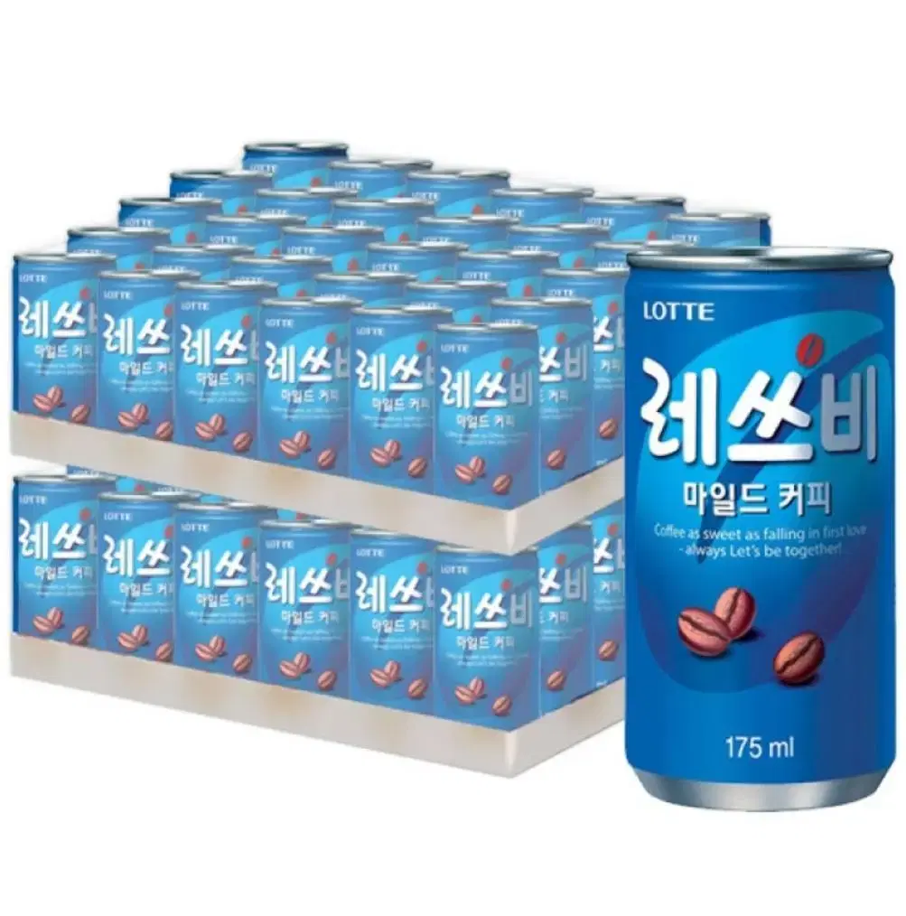 레쓰비 마일드 캔커피 175ml 60개 무료배송