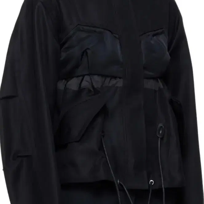 Sacai Black Paneled Jacket