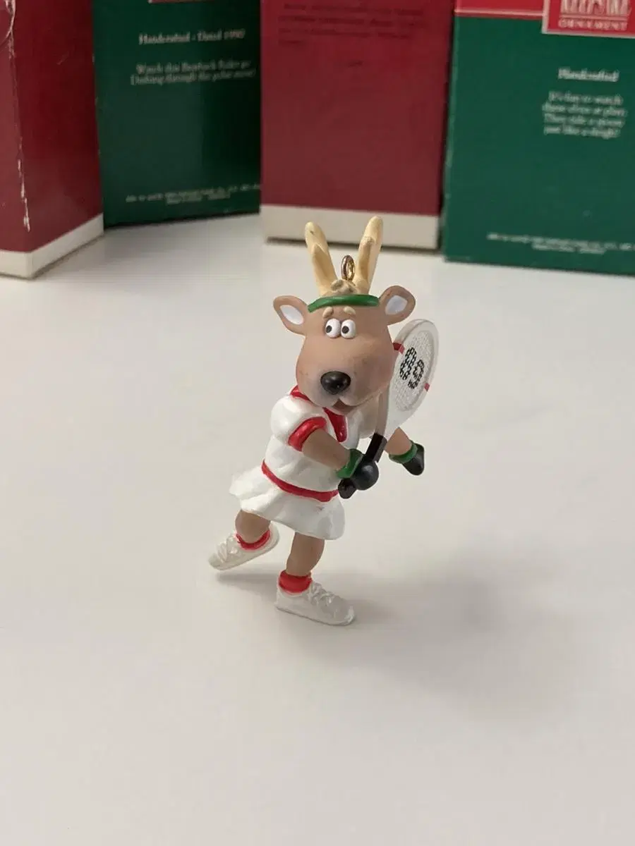 Broken/No Box) Hallmark Tennis Rudolph Ornament