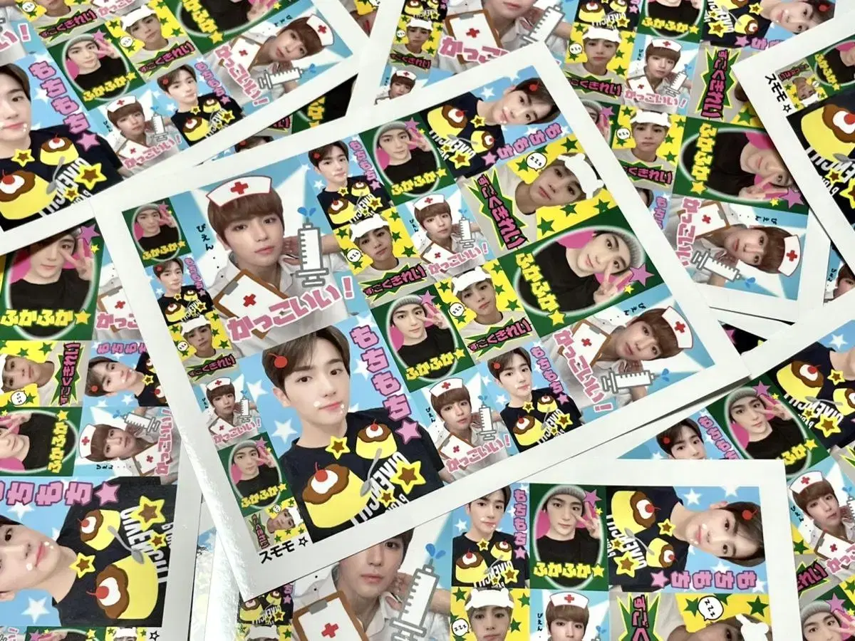 The Boyz hyunjae purikura sticker unofficial goods Sells