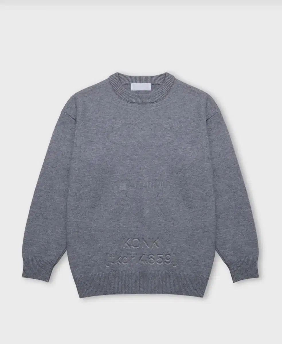 Wool Overfit Round Knit