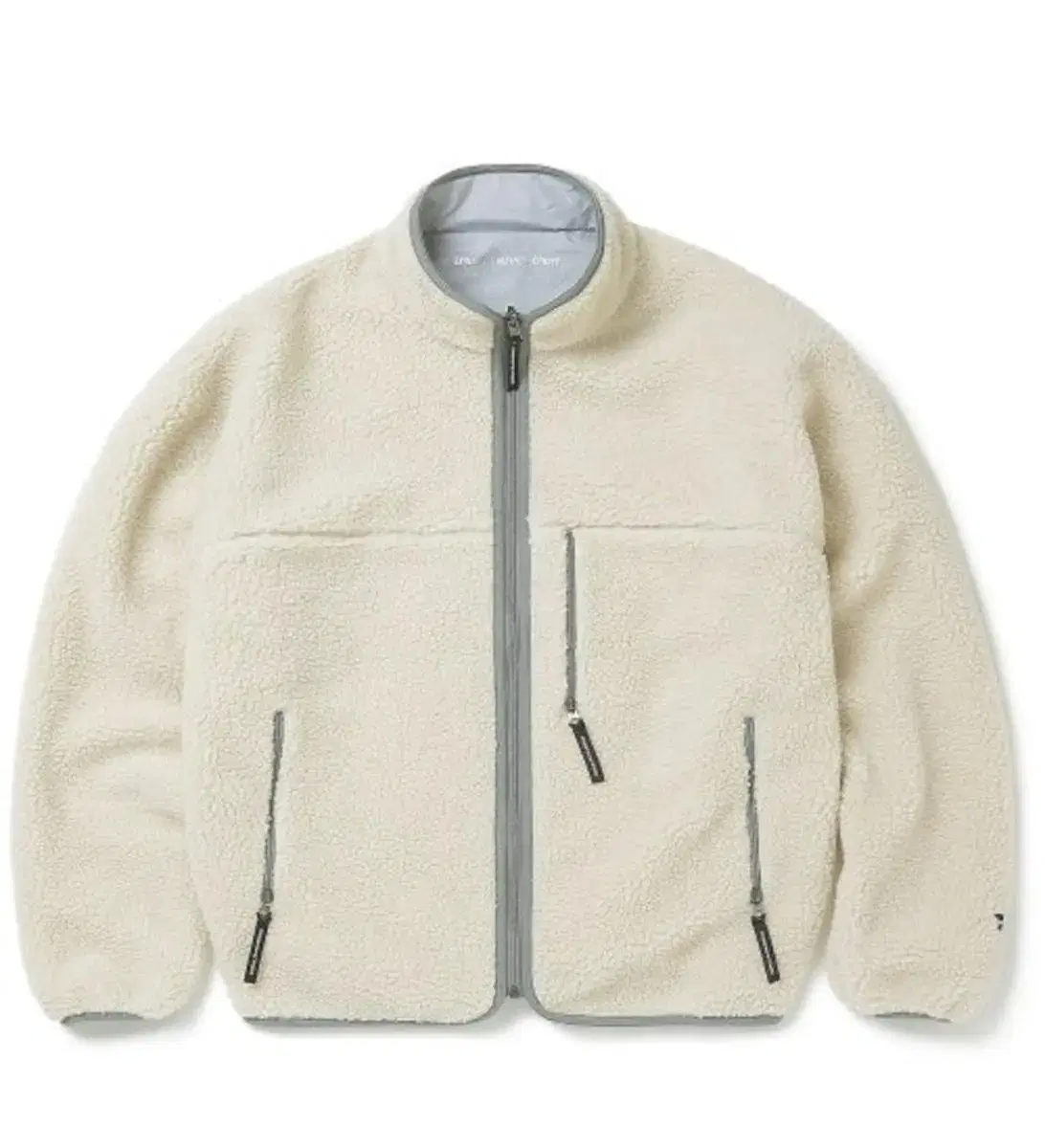 (price reduced) This Is What Reversible Fleece Ivory M