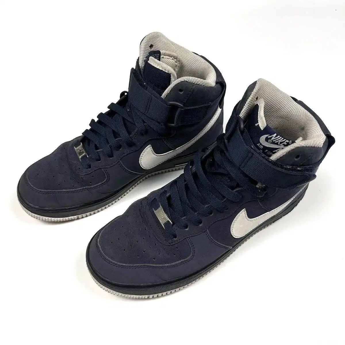 Nike Air force1 하이 07 스웨이드 옵시디언