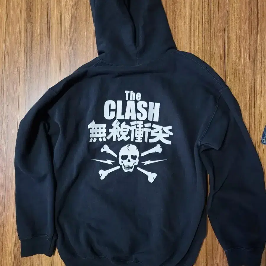 펑크밴드 CLASH 후드티 M