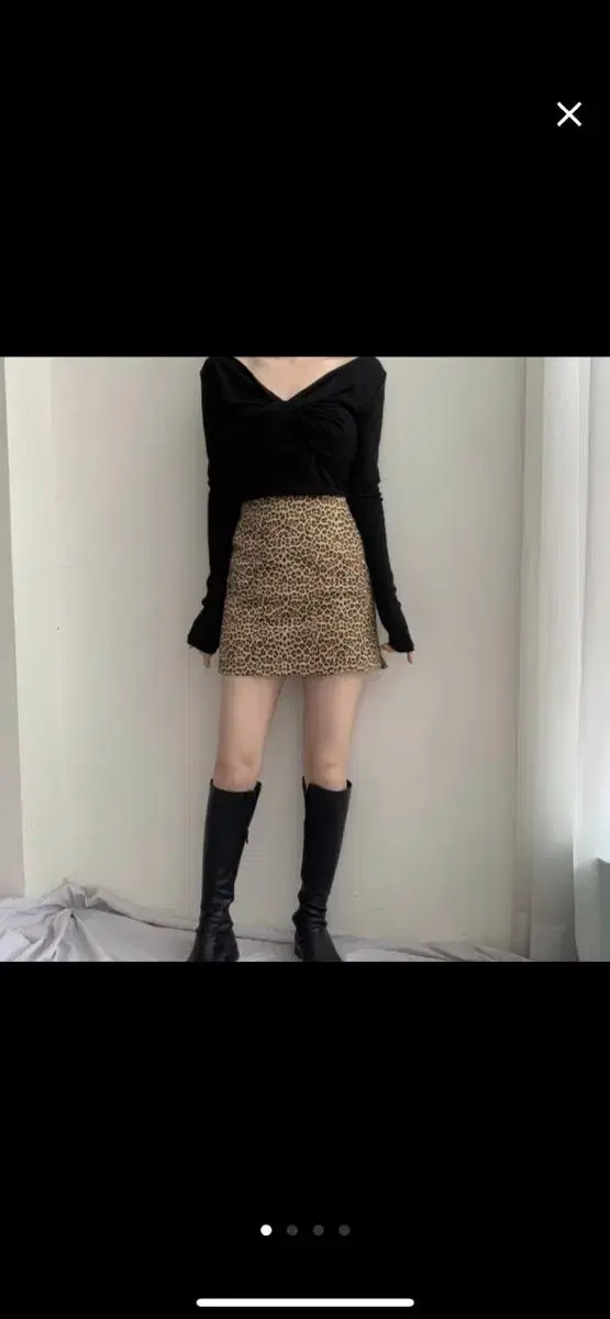 Leopard-print skirt s