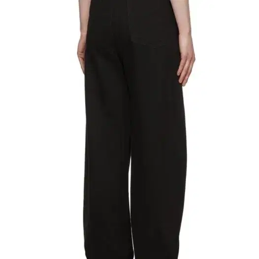 LEMAIRE Black Twisted Belted Jeans