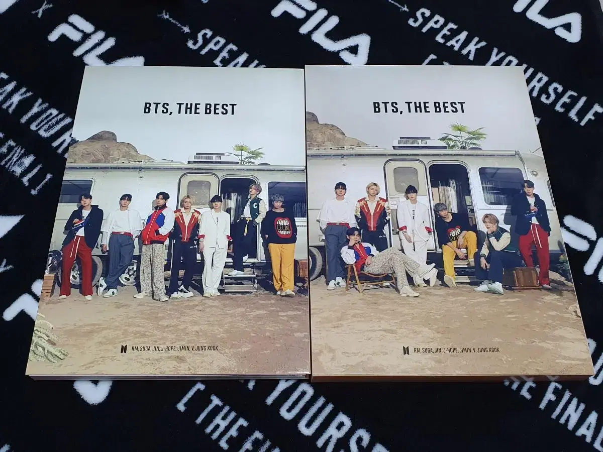 bangtan japan album THE BEST FC limited vahn photobook sticker