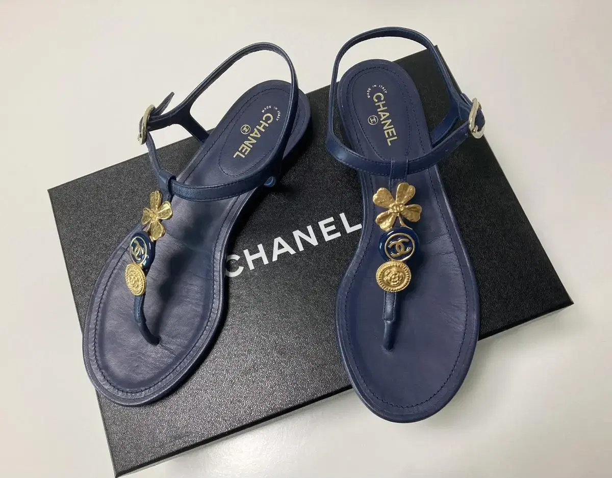 Chanel Lucky Charms Strappy Sandals 37