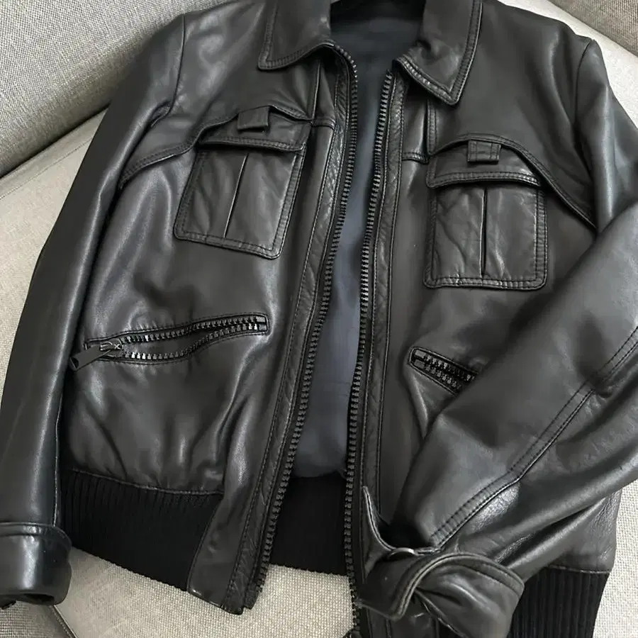 dior homme A2 justice leather 디올옴므