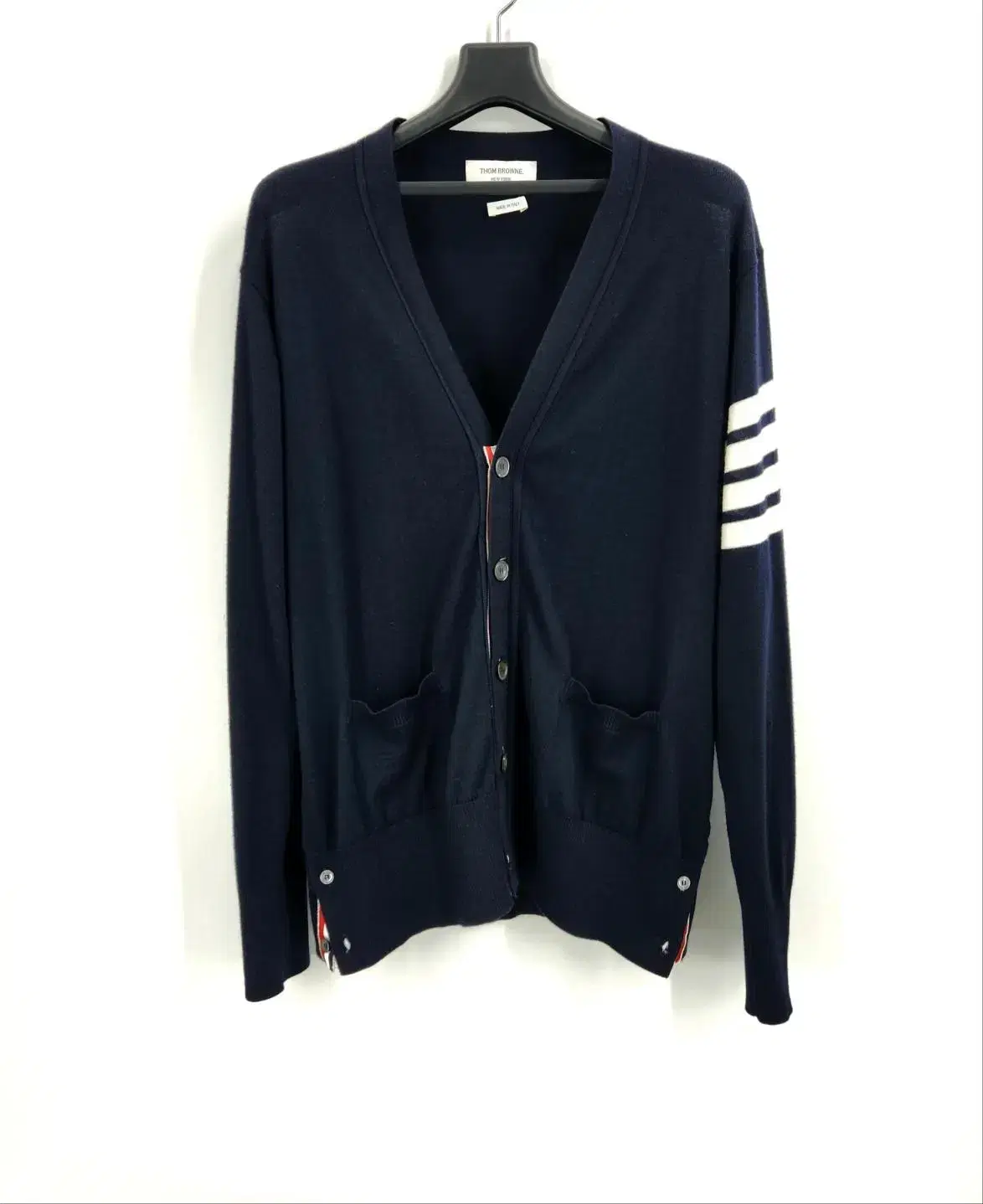 [Genuine] Thom Browne Diagonal Full-length Wool Cardigan