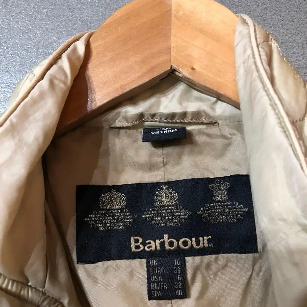 Barbour 바버 카발리 퀼팅 자켓 uk10