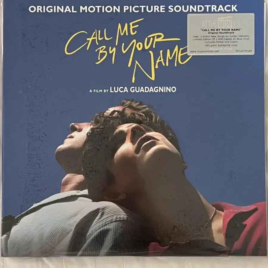 콜바넴 Call me by your name LP 블루 한정판 엘피