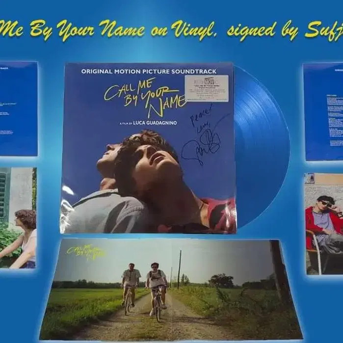 콜바넴 Call me by your name LP 블루 한정판 엘피