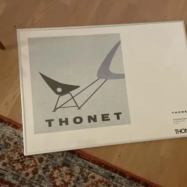 독일 빈티지 Thonet 빈티지 포스터