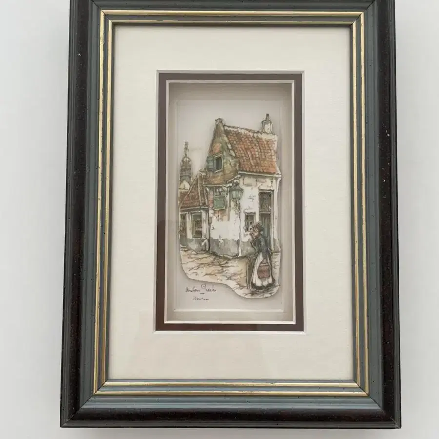 네델란드 빈티지 Anton Pieck 일러스트 액자