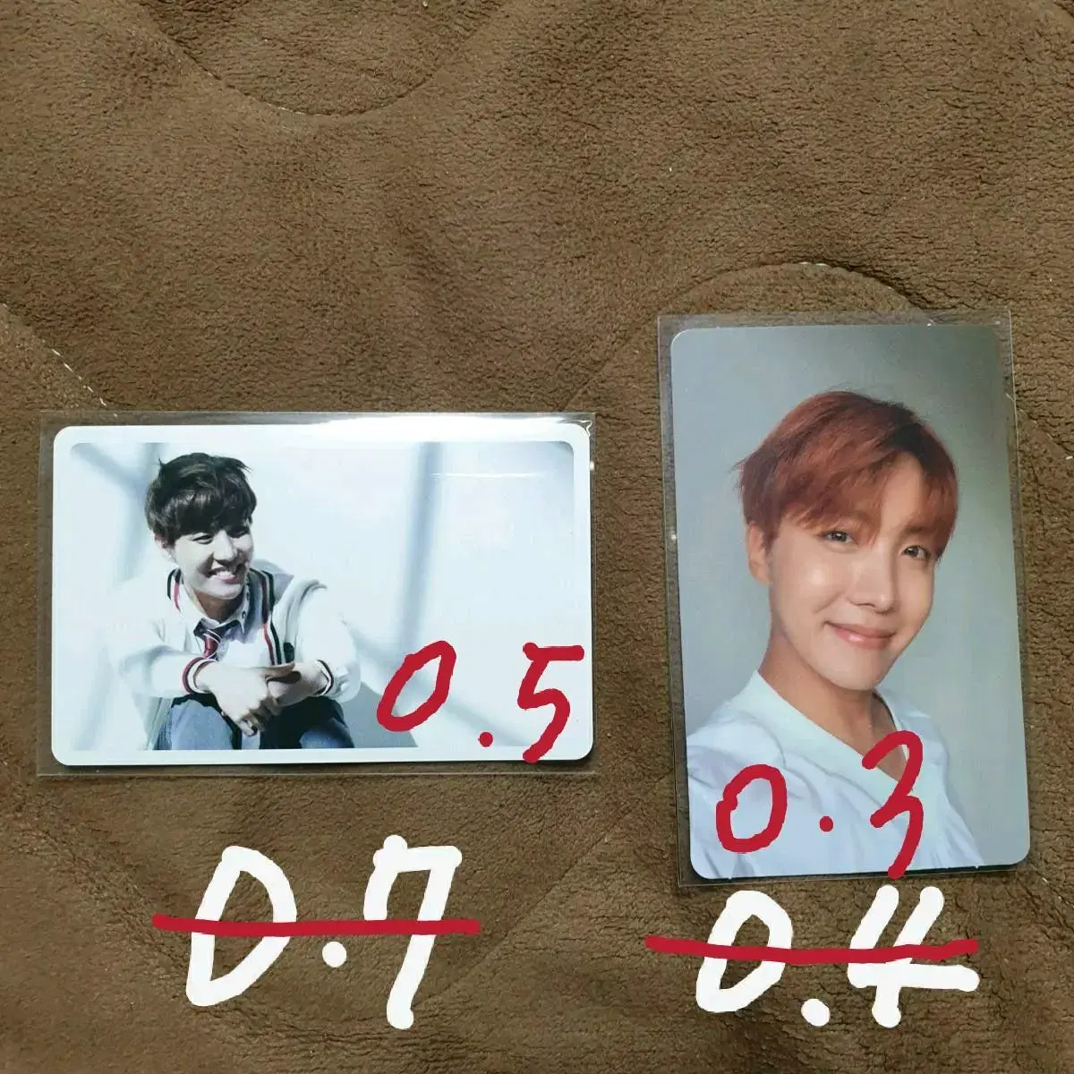 BTS j-hope photocard JinLabMonsterRMJiminVJungkook