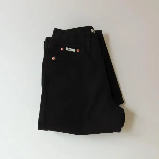 letter 레터 straight black denim