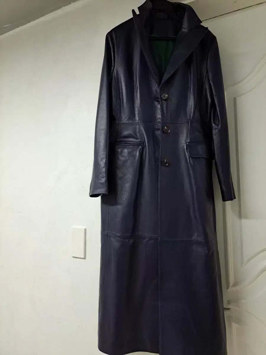 Leather Long Coat Itteri Toscana Advanced 55~66seconds Real Sheepskin