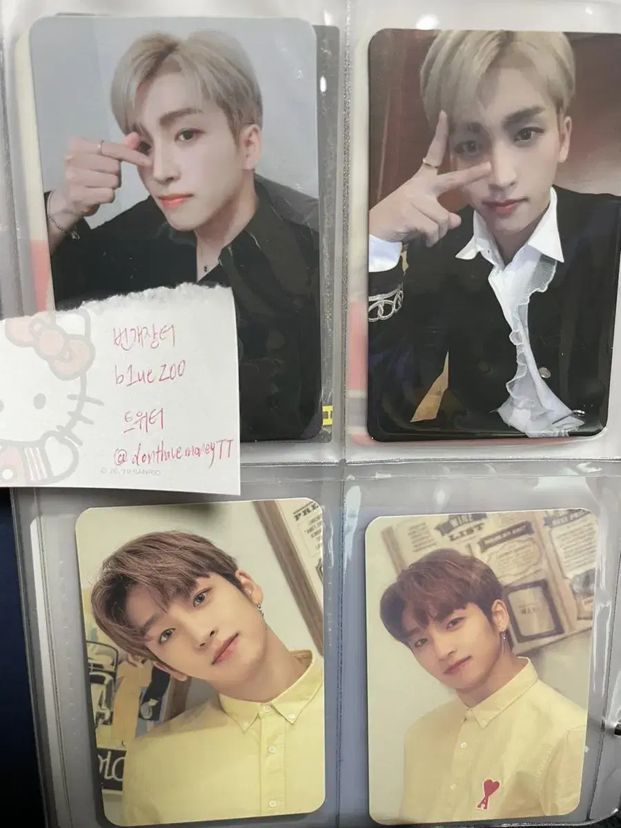 The Boyz sangyeon Derby 1 & 2 photo cards in bulk