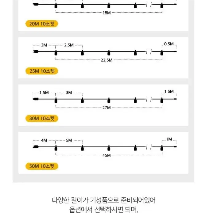 오징어등 작업등 야간 행사 캠핑 전등선 스트링라이트 줄조명