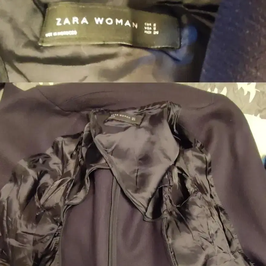 zara woman 울 코트