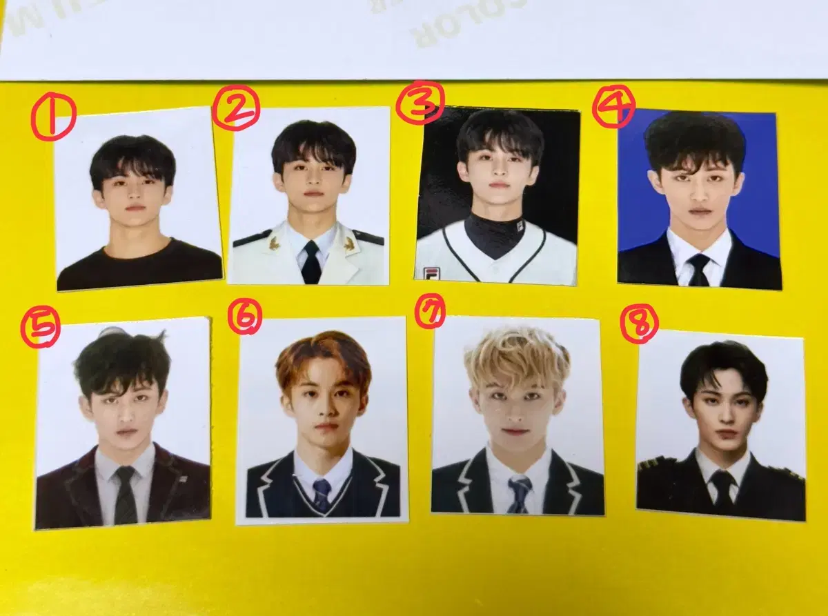 NCT unofficial goods Uniform marks haechan jungwoo jaemin Certificates wts NCT