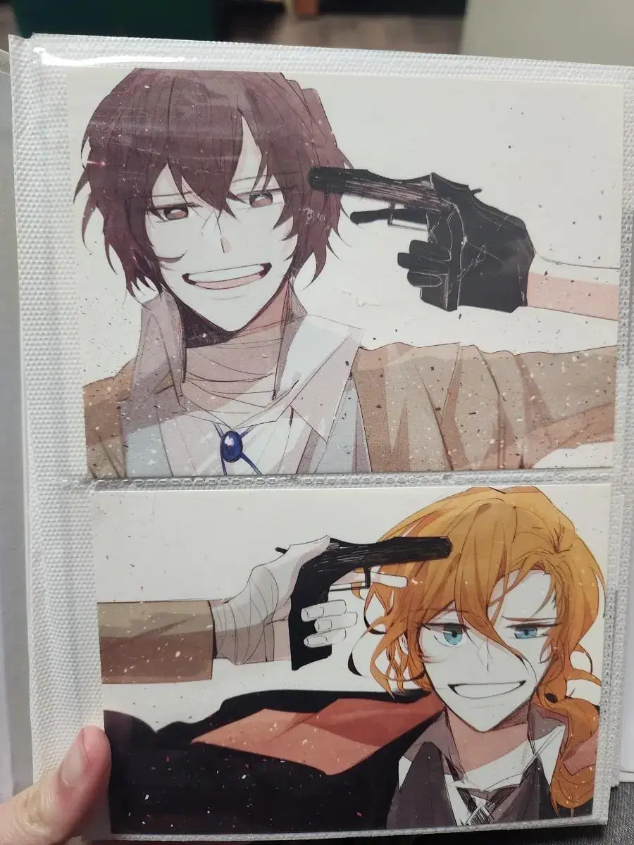 Moon's Dog postcard Dazai Chuuya