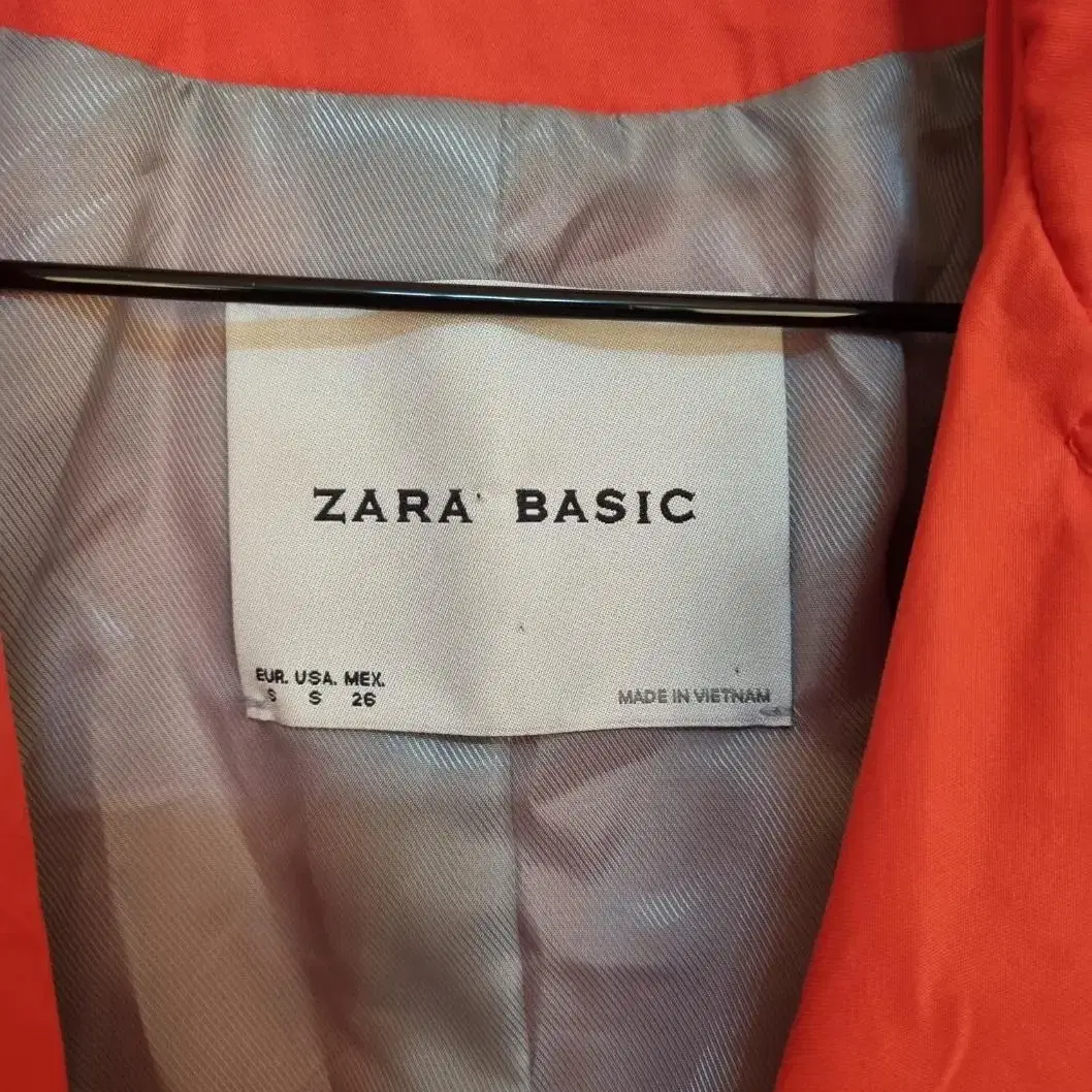 자라 베이직 zara basic 숏트렌치코트/여성S(55)