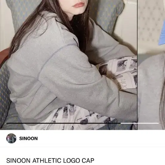 시눈 athletic logo cap 모자