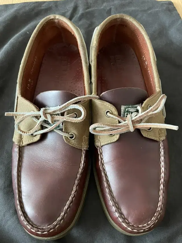 filson x sebago boat shoes