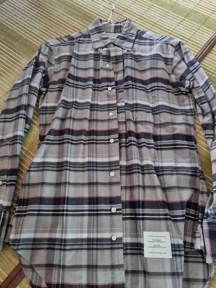 Thom Browne Frannell Oxford Check Shirt size 1 sells