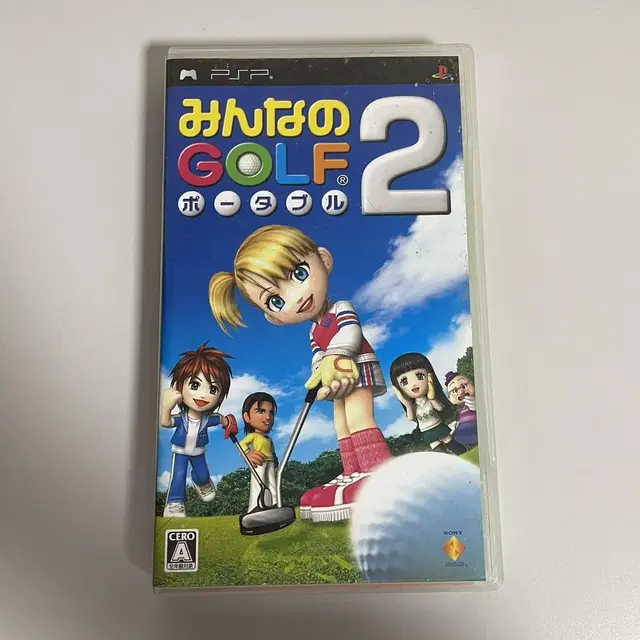 psp) 모두의 골프2 / 일판 중고 곽팩 케이스