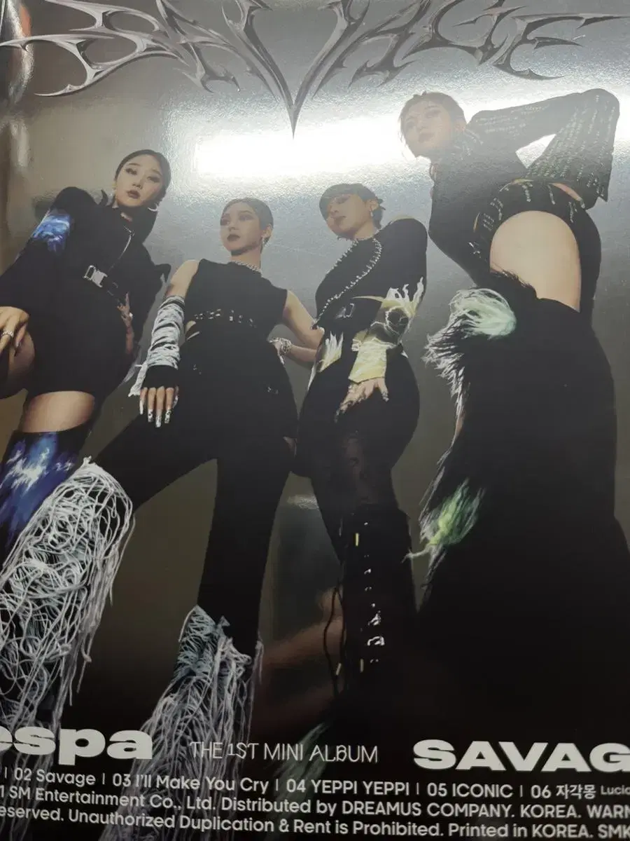 [photocard] aespa savage psychedelic quest ver. album