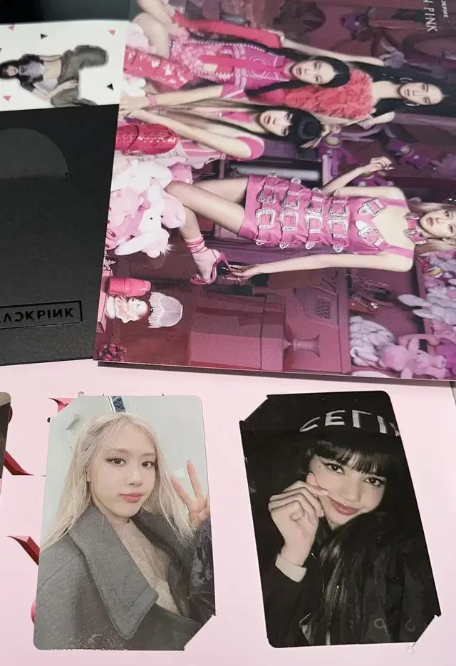 일괄) 블랙핑크 lp 한정판 포카