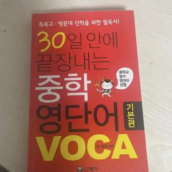 30일안에 끝장내는 중학 영단어 voca