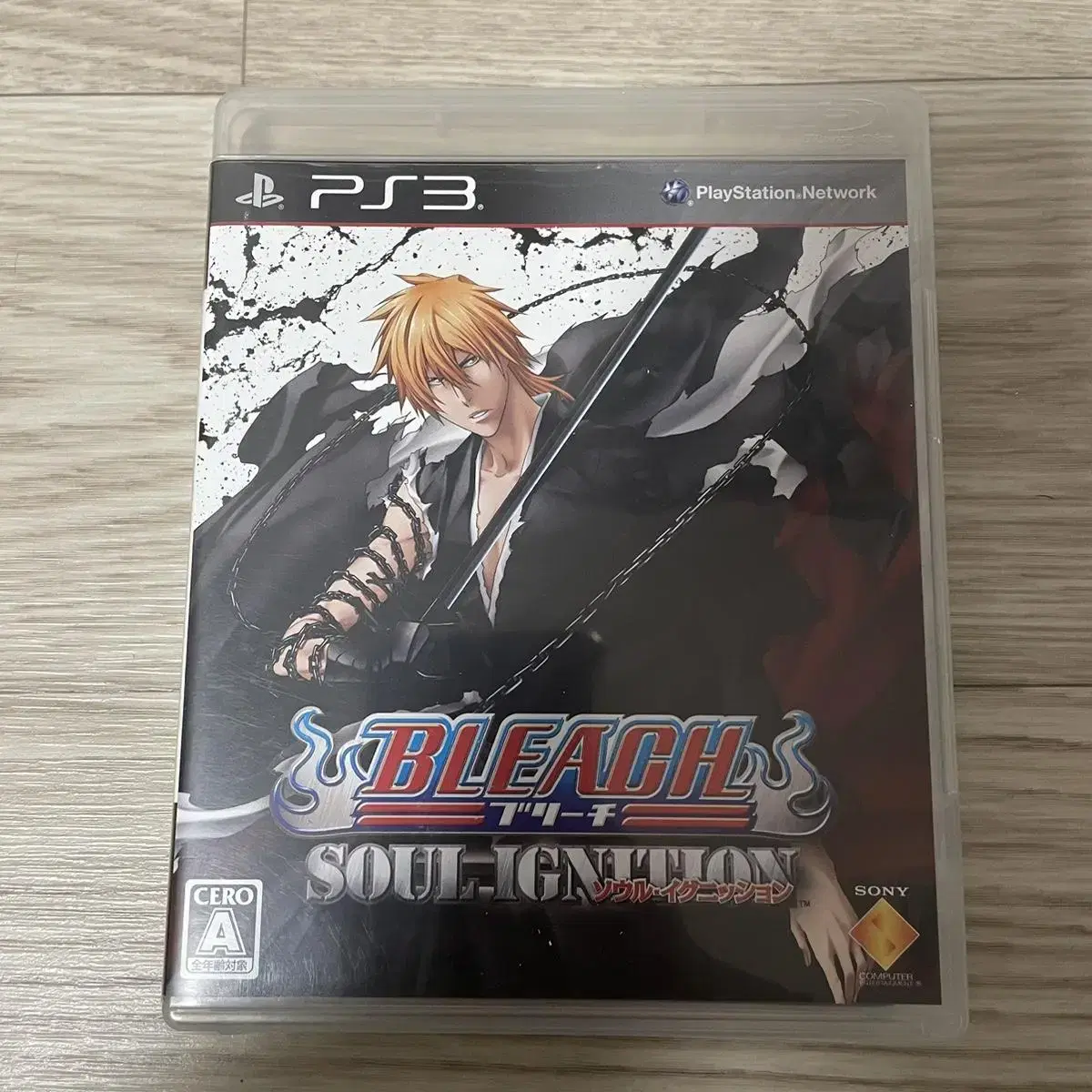 PS3) Bleach soul e-tion first edition used / ps3. good condition