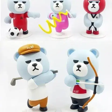 KRUNK 크렁크 스포츠 피규어 5종 미개봉