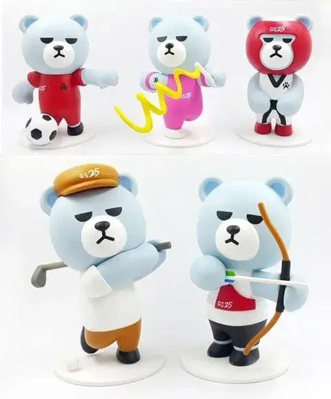 KRUNK 크렁크 스포츠 피규어 5종 미개봉