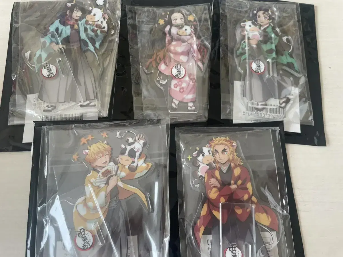 Set of 5 Demon Slayer LD acrylic stand 