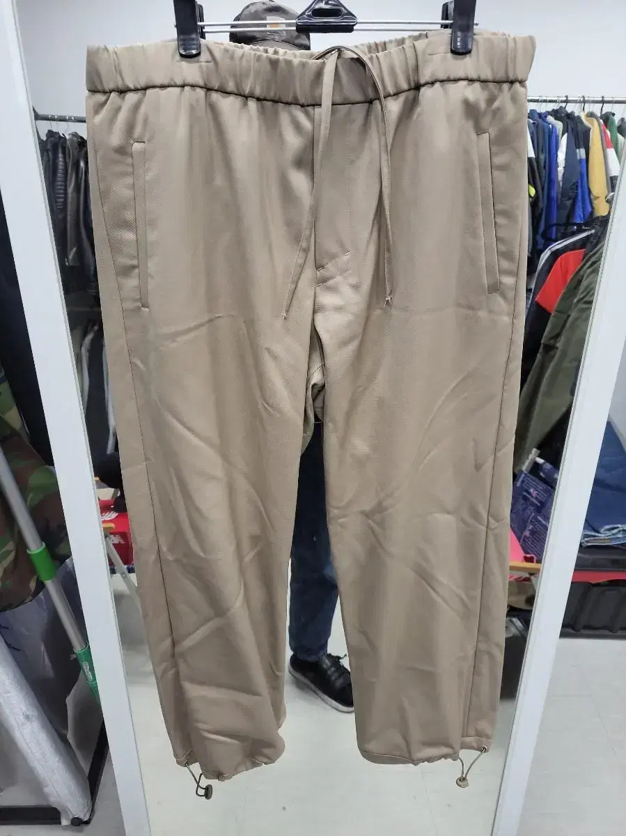 Coarse String Slack Pants L