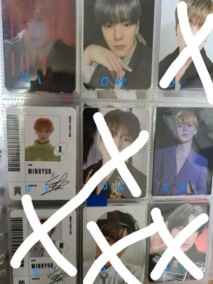 Monsta X photocard Minhyuk photocard Minhyuk photocard Monstax photocard