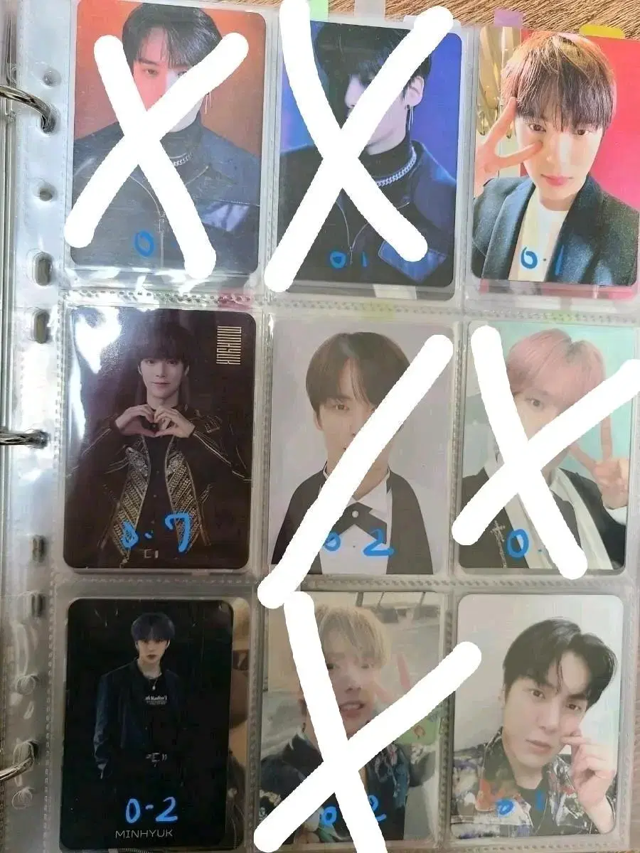 Monsta X photocard Minhyuk photocard Minhyuk photocard Monstax photocard