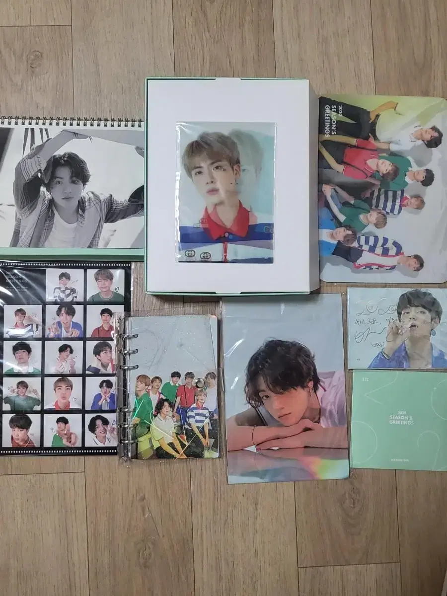 Bangtan 2020 season's greetings lenticular with Seok Jin