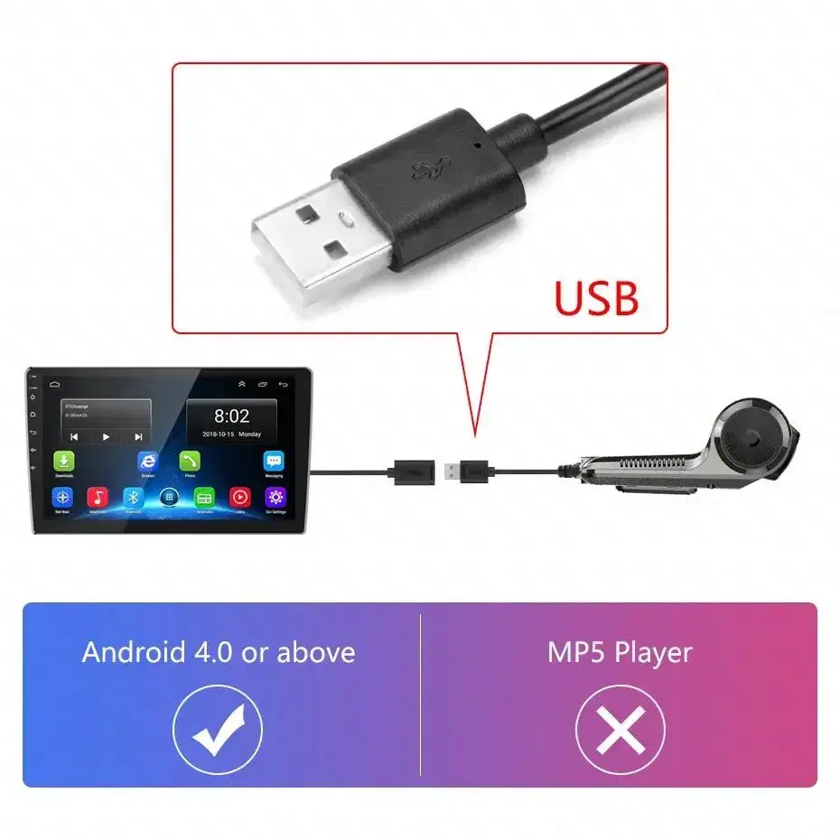 ADAS USB 자동차 DVR 카메라, HD 1080P