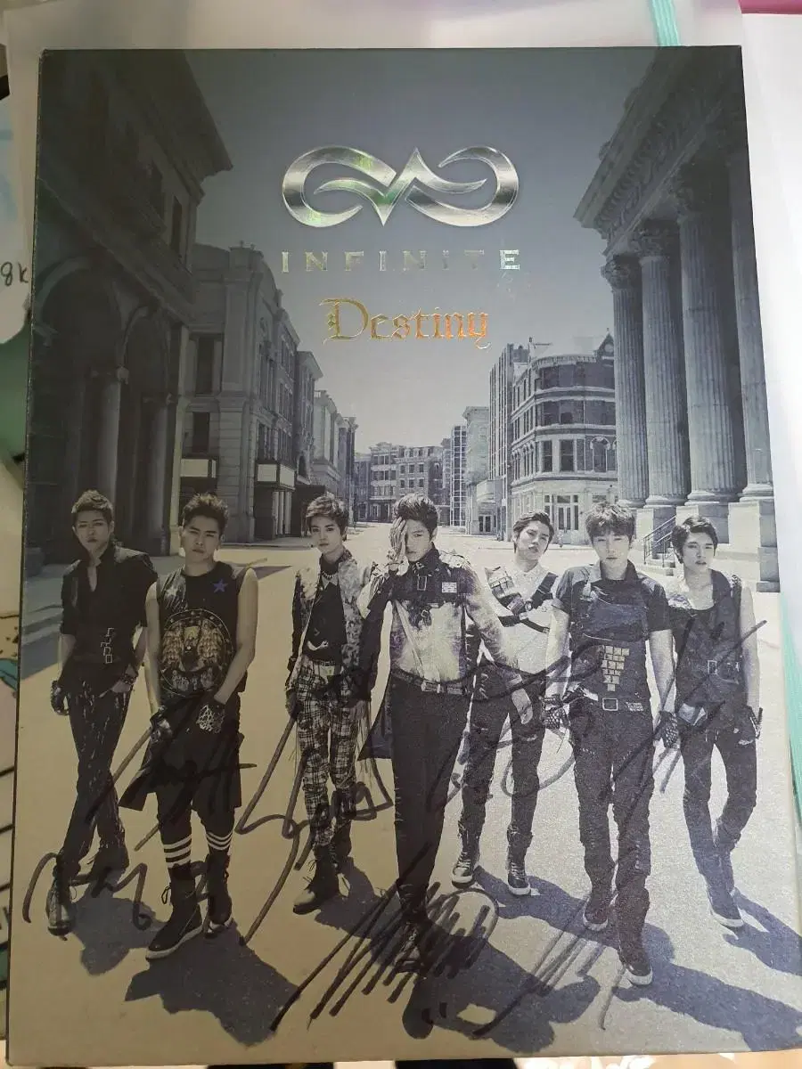 Infinite Destiny Autographed Album (let's do the back of the albumO)